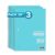 Paper Rite College Ruled Spiral Notebook, Pack of 3 – 1 Subject, 70 Sheets, Pastel Blue, 10.5 x 8.18 Inch, Durable Soft Cover Notebooks for School, Office, Home & Journaling