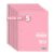 Paper Rite College Ruled Spiral Notebook, Pack of 5 – 1 Subject, 70 Sheets, Pastel Red, 10.5 x 8.18 Inch, Durable Soft Cover Notebooks for School, Office, Home & Journaling