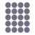 Paper Stickers, Writable, Gray 10 Sheets/Pack 50mm Small dot