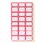 Pap Label s, Self-, 20 Sheets, 24 Labels/Sheet, Red