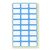 Pap Label s, Self, 20 Sheets (480 Labels), Blue