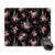 Paris Eiffel Tower Daisy Flowers Gaming Mousepad Rubber Base 18 * 22cm