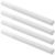 Parliky 4pcs Refillable White Paint Pen 0.7mm Extra Fine Tip Marker