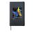 Parrot Art I Children Bird Animal Motif Birds Parrot Hardcover Journal, Black