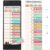 Pasimy Daily Schedule Pocket Chart with 31 Reusable Cards and 14 Pockets Classroom Decor Farmhouse Schedule Charts for School Office Home Educational Activity (Rainbow)