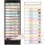 Pasimy Daily Schedule Pocket Chart with 31 Reusable Cards and 14 Pockets Composition Schedule Charts Classroom Decorations for School Office Home Educational Activity