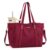PASMAN Laptop Bag for Women, Slouchy 3 Compartment Tote and Cup Holder