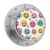 Pastel Color Happy Face Mechanical Kitchen Timer 60 Minute Wind Up Timers