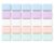 Pastel Pencil Erasers with Storage Cases, 15 Pack, Soft Rectangular Graphite Erasers for School, Classroom and Office Supplies