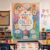 Pastel Rainbow Watercolor Kindergarten Teacher Classroom Tapestry