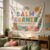 Pastel Whimsical Calm Down Corner Elementary Classroom Tapestry