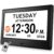 Pastigio 7‘’ Digital Clock, Dementia Clock with Date and Time, 10 Reminders, 6 Alarms, Auto-Dimming, Auto DST, Remote Control, Large Display Alarm Clock for Seniors, Elderly Must Haves Gifts