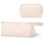 Paterr 2 Pcs PU Leather Hair Tools Travel Bag and Small Makeup Pouch Set Portable Organizer for Curling Iron, Flat Iron, Hair Dryer & Cosmetics Portable Organizer with Handle(Beige)
