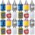 Paterr Teacher Gifts Bulk Canvas Tote Bag Bulk Reusable Handles for Women Thank You Teacher Appreciation Gift Pencil Notebook(24 Pcs,Classic)
