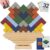 PATHFINDER PANDAS Tower Stack Game – 32 Pcs Balance Game for Kids & Adults