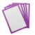 PATIKIL 11.7 x 8.3Inch Color Frame Poster Board, 20Pcs Poster Paper Frame Bright Blank Picture Photo Display Vision Board for Project DIY Craft Painting Art Pieces Decoration, Purple