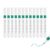 PATIKIL 12pcs Acrylic Paint Markers, 3.5mm Acrylic Marker Paint Pens Fine Tip for Coloring Books Stone Rock Painting Canvas Egg Paper Wood Glass Ceramic DIY, Dark Green