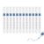 PATIKIL 12pcs Acrylic Paint Markers, 3.5mm Acrylic Marker Paint Pens Fine Tip for Coloring Books Stone Rock Painting Canvas Egg Paper Wood Glass Ceramic DIY, Navy Blue