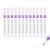 PATIKIL 12pcs Acrylic Paint Markers, 3.5mm Acrylic Marker Paint Pens Fine Tip for Coloring Books Stone Rock Painting Canvas Egg Paper Wood Glass Ceramic DIY, Light Purple