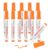 PATIKIL 12Pcs Whiteboard Markers, Fine Tip Dry Erase Pens Low Odor Erasable Marker Calendar Poster Supplies for Home Office Studio Teaching Meeting Room Whiteboard, Orange