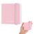 PATIKIL 3.2″x3.2″ Mini Watercolor Book, 30 Pages Mini Sketchbook Portable Water Color Journal Tiny Sketch Pad for Painting Acrylic Marker Travel Art Supplies, Linen Surface Pink