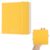 PATIKIL 4.7″x4.7″ Mini Watercolor Book, 30 Pages Mini Sketchbook Portable Water Color Journal Tiny Sketch Pad for Painting Acrylic Marker Travel Art Supplies, Linen Surface Deep Yellow