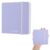 PATIKIL 4.7″x4.7″ Mini Watercolor Book, 30 Pages Mini Sketchbook Portable Water Color Journal Tiny Sketch Pad for Painting Acrylic Marker Travel Art Supplies, Smooth Surface Light Purple