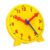 PATIKIL 4 inch Teaching Clock, Learn Clock Learning Tell Time Analog Clock Demonstration Clock 12 Hour 3 Pointers Geared Movement for Classroom Teacher, Yellow