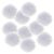 PATIKIL 4″ Tissue Pom Poms Flowers, 10 Pack Paper Flower Ball for Wedding Bridal Shower Birthday Bachelorette Party Backdrop Decoration, White