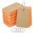 PATIKIL Blank Index Cards with Ring, 300Pcs Colored Blank Flash Card 3.5″ x 2″ Note Card Study Card for Memory Learning Studying Office Supplies, Orange
