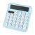 PATIKIL Cute Calculator, Desk Calculator Basic Big Button 12 Digit Large Display Mechanical AAA Battery Solar Power for Office Supplies Girl Female Woman Gift, Blue