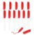 PATIKIL Dry Erase Markers 12Pcs Fine Tip Whiteboard Pens Red