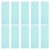 PATIKIL Guided Reading Strips, 10pcs Tracking Highlight Colored Overlay Bookmark Reduce Visual Stress Teaching Supplies with Line for Classroom, Light Blue