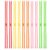 PATIKIL H-Band Silicone Rubber Bands 5Pcs 12″ Red Orange Yellow Green Pink