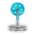 PATIKIL Low Temperature Stirling Engine, Heat Engine Model Steam Motor Metal Education Physics Science Demonstration Toy for Desktop Gift Friends, Lake Blue