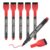 PATIKIL Magnetic Whiteboard Pen 6Pcs Fine Tip Dry Erase Marker Bright Red