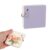 PATIKIL Mini Watercolor Sketchbook, 3.15 x 3.15 55 Sheets/110 Pages Portable Square Travel Watercolor Notebook 230GSM (107lb) Detachable Painting Sketch Book Art Sketchbook, Purple
