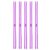 PATIKIL Silicone Rubber Bands, H-Band Elastic Rubber 5Pcs 12″ Purple