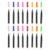 PATKAW 16pcs Black Washable Liquid Chalk Pens for Glass and Menu Boards
