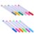 PATKAW 36pcs Erasable Chalk Pens 12-color Plastic Liquid Markers for Glass