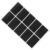 PATKAW Reusable Black Rectangle Chalkboard Labels Stickers for Bottles and Mason Jars, Removable and Erasable PVC Sticker Labels for DIY Projects and Home Organization