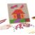 Pattern Blocks 210 Pieces Colorful Geometric with Teaching Cards