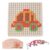 Pattern Blocks Colorful Geometric with Teaching Cards 210 Pieces