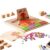 Pattern Blocks for Kids 210 Pieces Colorful Geometric with Teaching Cards