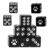 Patterned Dice Collection, Creative Board Game Display, Decorative Pieces