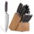 PAUDIN 17 PCS Kitchen Knife Set, Razor Sharp Knife Block Sets, Ideal Gifts