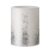 Pauleen 48247 Glowing Glitter Big Candle Wax Candle with Battery and Timer Function 6H Timer White/Silver, Set of 1