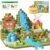 Payleeg Magnetic Blocks Building Toys for Kids Ages 4-8 5-7 8-12 Year Old, Magnetic Cubes Tiles Montessori Sensory Travel Toddler Boys Girls Toys Games Christmas Birthday Gifts