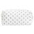 PAZIMIIK Small Quilted Makeup Bag,Zipper Cosmetic Pouch,Polka Dot White