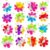 Pbolmpop 20 pcs Bulk Octopus Mini Pop It Keychain Silicone Stress Kid Toy